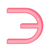 🤩 Эмодзи «Розовые буквы, сердечки, иконки» для Telegram