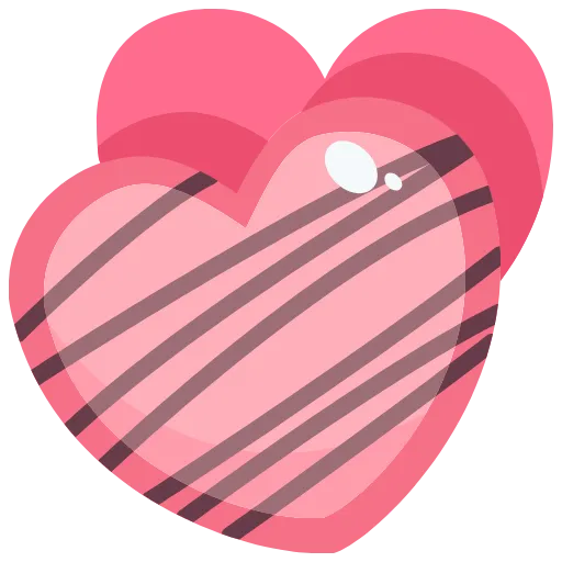 💕 Эмодзи «Розовые буквы, сердечки, иконки» для Telegram