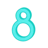 8️⃣ Эмодзи «Розовые буквы, сердечки, иконки» для Telegram