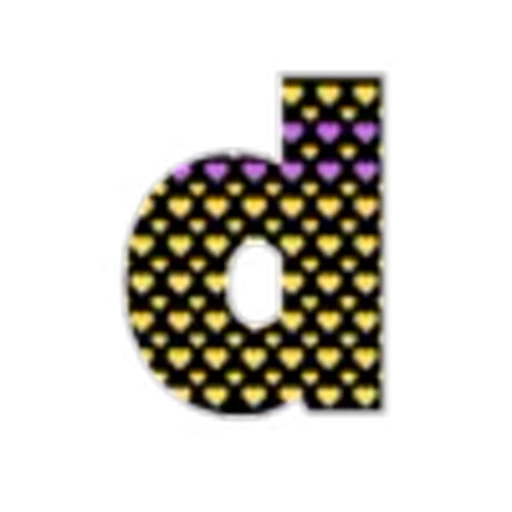 🔡 Эмодзи «Hearts Font» для Telegram