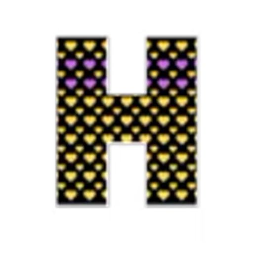 🔠 Эмодзи «Hearts Font» для Telegram