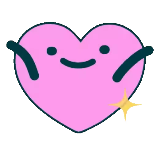 💋 Стикер «Сердечки» для Telegram