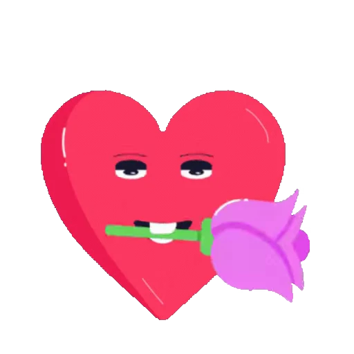 🌹 Стикер «Сердечки» для Telegram