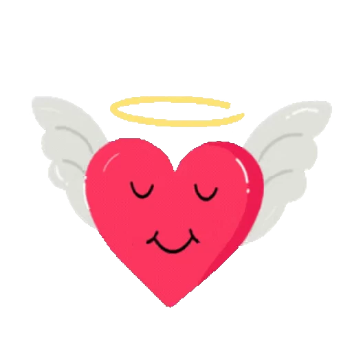 🪽 Стикер «Сердечки» для Telegram