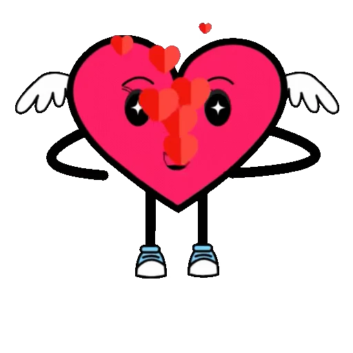 😘 Стикер «Сердечки» для Telegram