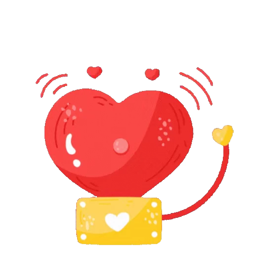 ❤️ Стикер «Сердечки» для Telegram
