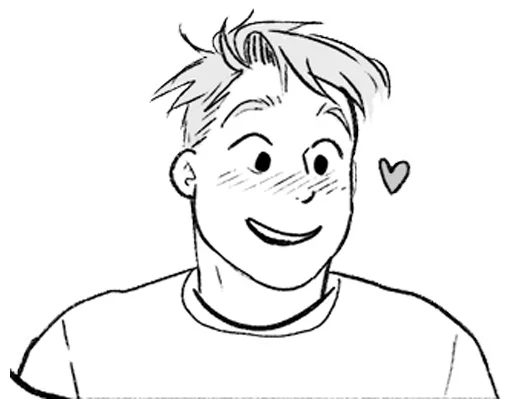 😍 Стикер «Heartstopper / трепет сердца» для Telegram