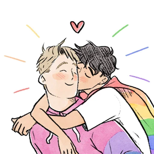 😍 Стикер «Heartstopper / трепет сердца» для Telegram