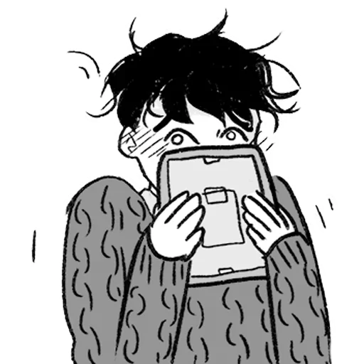 🙈 Стикер «Heartstopper / трепет сердца» для Telegram
