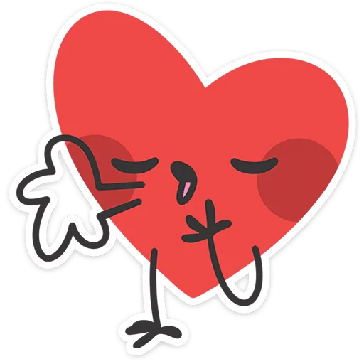 ❤️ Стикер «Сердцеедик» для Telegram