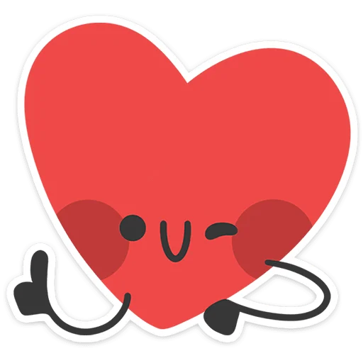 ❤️ Стикер «Сердцеедик» для Telegram