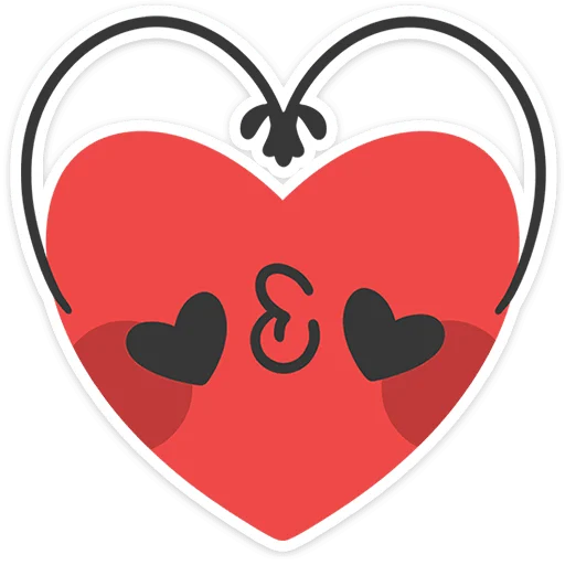 ❤️ Стикер «Сердцеедик» для Telegram