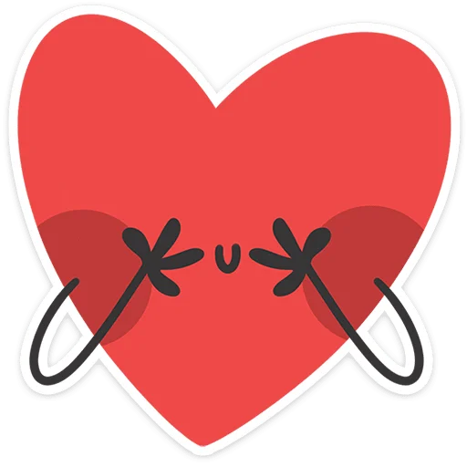 ❤️ Стикер «Сердцеедик» для Telegram