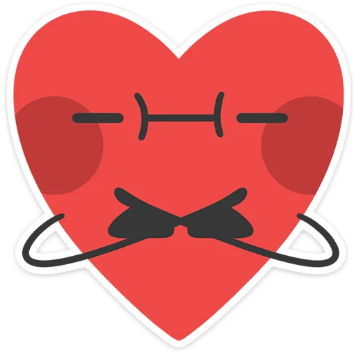 ❤️ Стикер «Сердцеедик» для Telegram