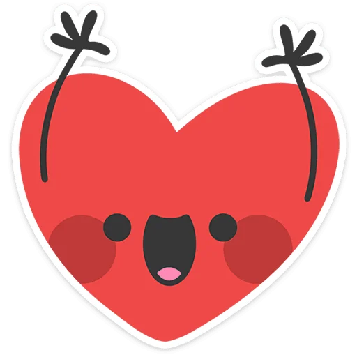 ❤️ Стикер «Сердцеедик» для Telegram