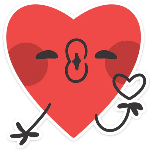 ❤️ Стикер «Сердцеедик» для Telegram