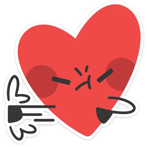 ❤️ Стикер «Сердцеедик» для Telegram