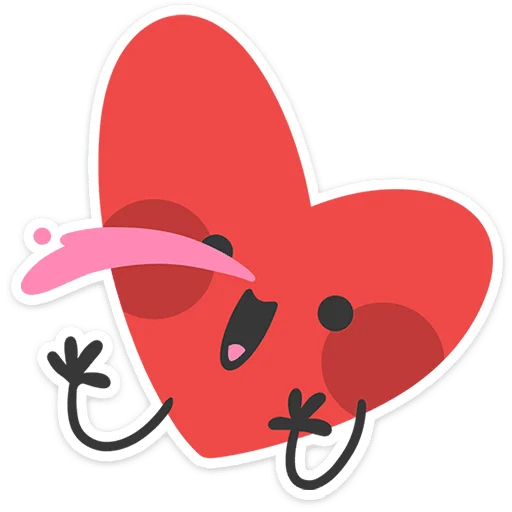 ❤️ Стикер «Сердцеедик» для Telegram