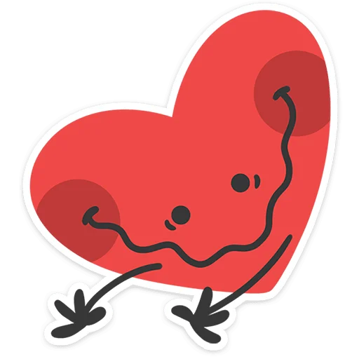 ❤️ Стикер «Сердцеедик» для Telegram