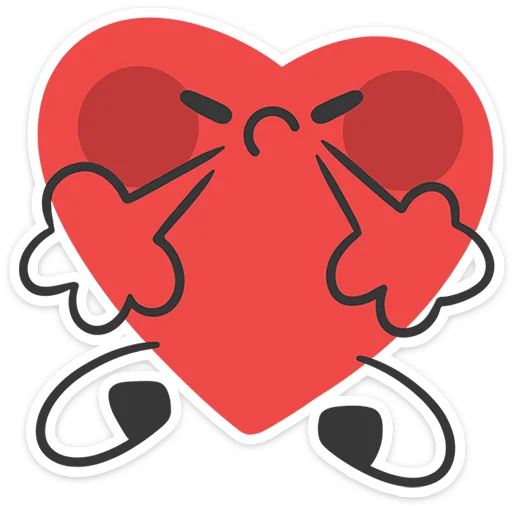 ❤️ Стикер «Сердцеедик» для Telegram