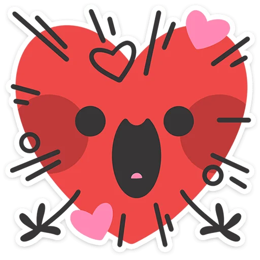 ❤️ Стикер «Сердцеедик» для Telegram