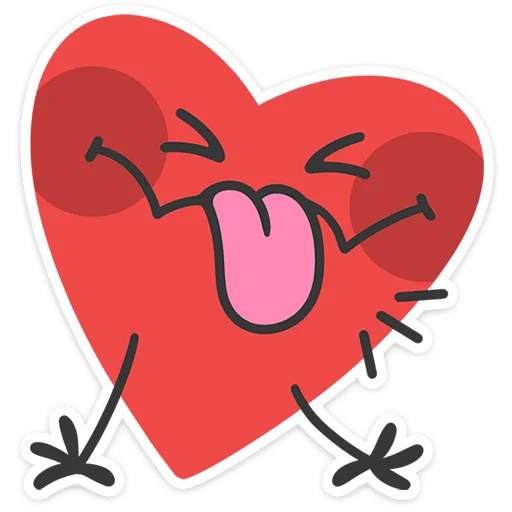 ❤️ Стикер «Сердцеедик» для Telegram