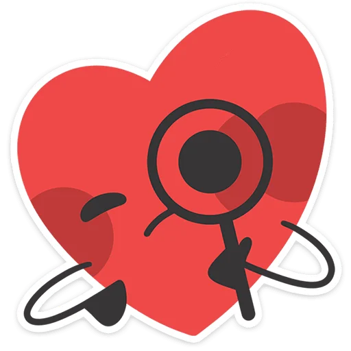 ❤️ Стикер «Сердцеедик» для Telegram