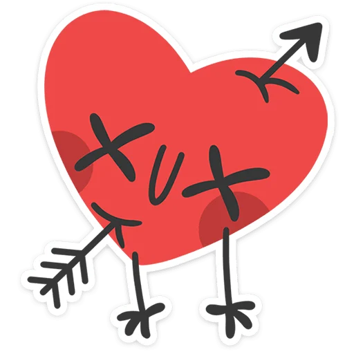 ❤️ Стикер «Сердцеедик» для Telegram