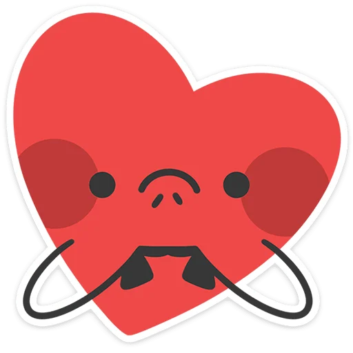 ❤️ Стикер «Сердцеедик» для Telegram