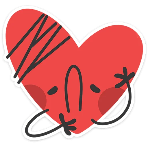 ❤️ Стикер «Сердцеедик» для Telegram