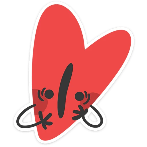 ❤️ Стикер «Сердцеедик» для Telegram
