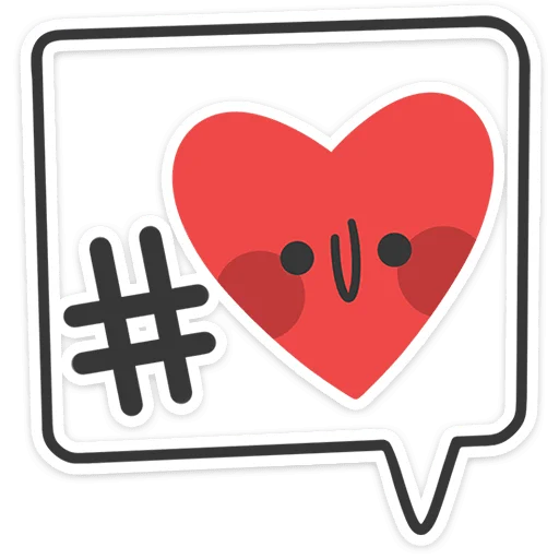 ❤️ Стикер «Сердцеедик» для Telegram