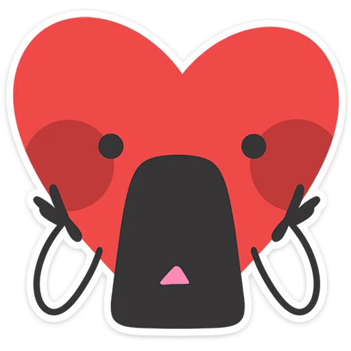 ❤️ Стикер «Сердцеедик» для Telegram