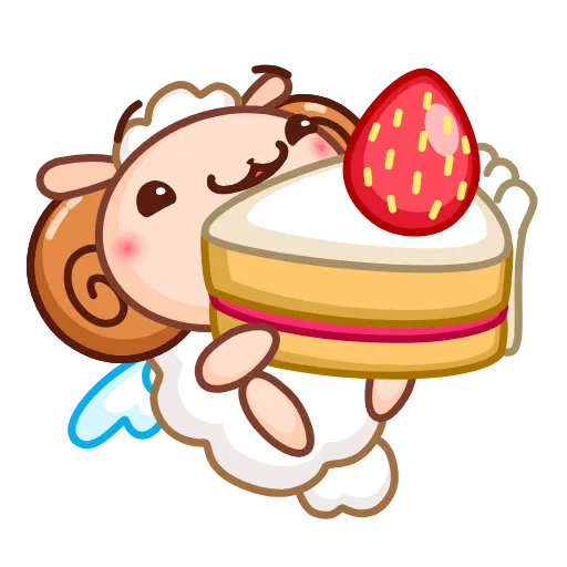 🍰 Стикер «Lamby» для Telegram