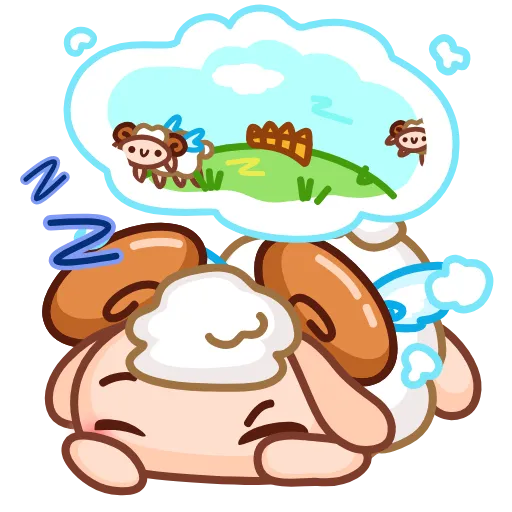 😴 Стикер «Lamby» для Telegram