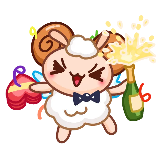 🥳 Стикер «Lamby» для Telegram