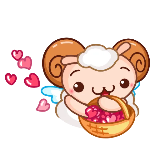 ❤️ Стикер «Lamby» для Telegram