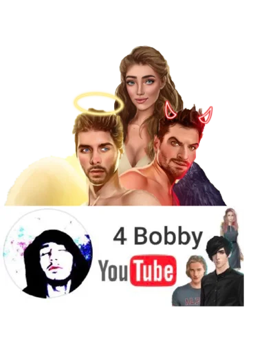 Стикерпак Секрет небес 4 Bobby для Telegram