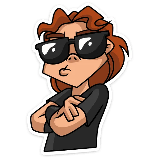 😎 Стикер «Хэви • Metal Family» для Telegram