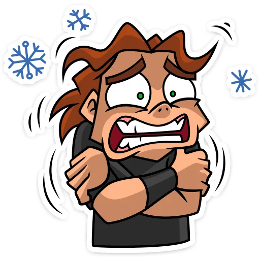 🥶 Стикер «Хэви • Metal Family» для Telegram