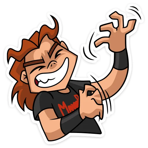 🤟 Стикер «Хэви • Metal Family» для Telegram