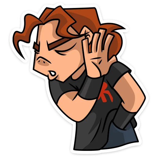 😑 Стикер «Хэви • Metal Family» для Telegram