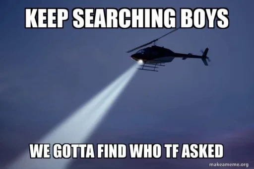 🚁 Стикер «недындра» для Telegram