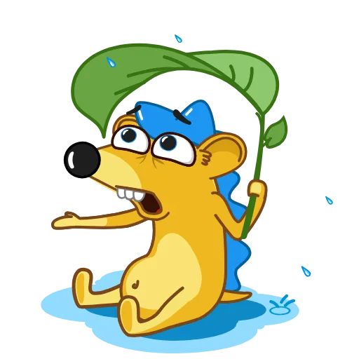 😧 Стикер «Ned the Hedgehog» для Telegram