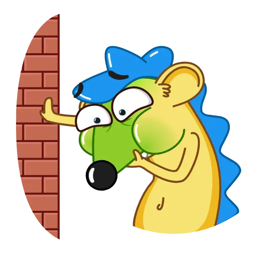 🤢 Стикер «Ned the Hedgehog» для Telegram