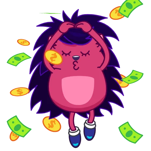 💸 Стикер «Ёж-Зейдёж» для Telegram
