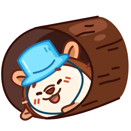 👋 Стикер «Ёжик» для Telegram