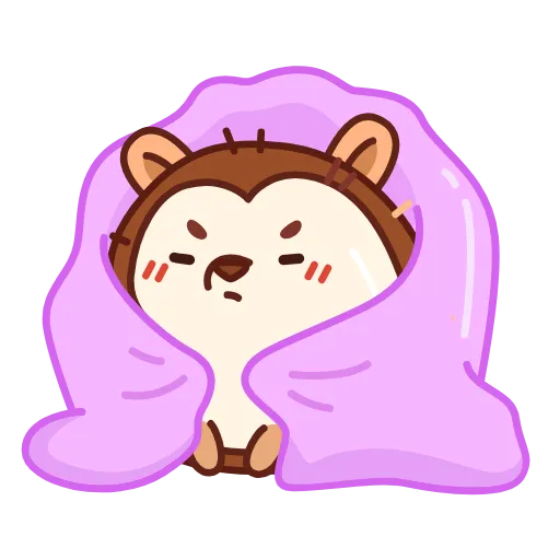🥶 Стикер «Ёжик» для Telegram