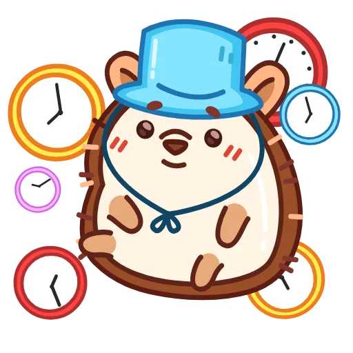🫥 Стикер «Ёжик» для Telegram