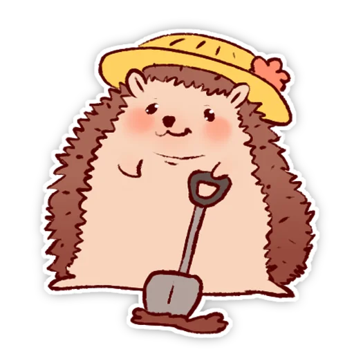 ☺️ Стикер «Їжачки» для Telegram